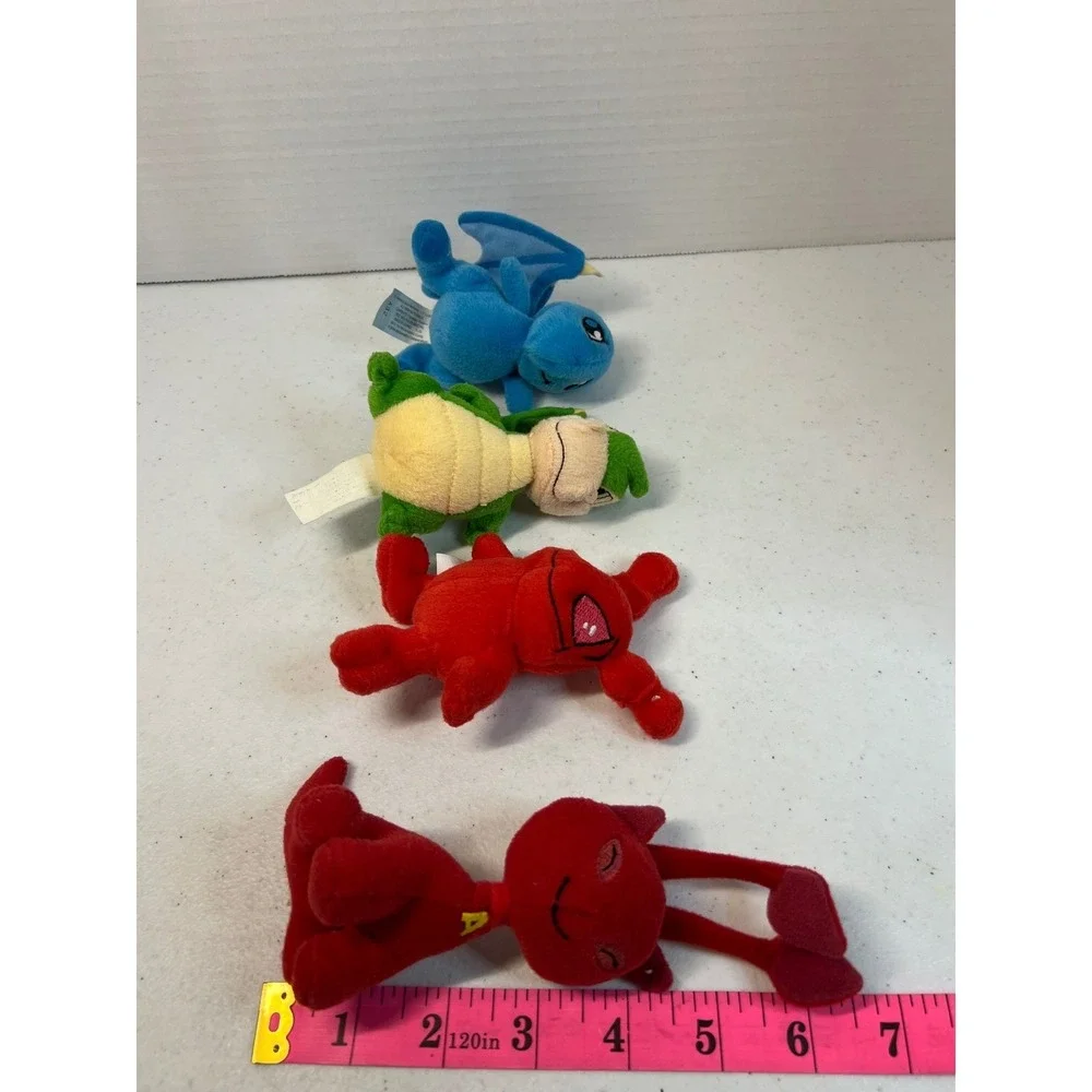 Vintage 2004 Neopets McDonalds Happy Meal Plush Lot Aisha Scorchio Grundo Shoyru